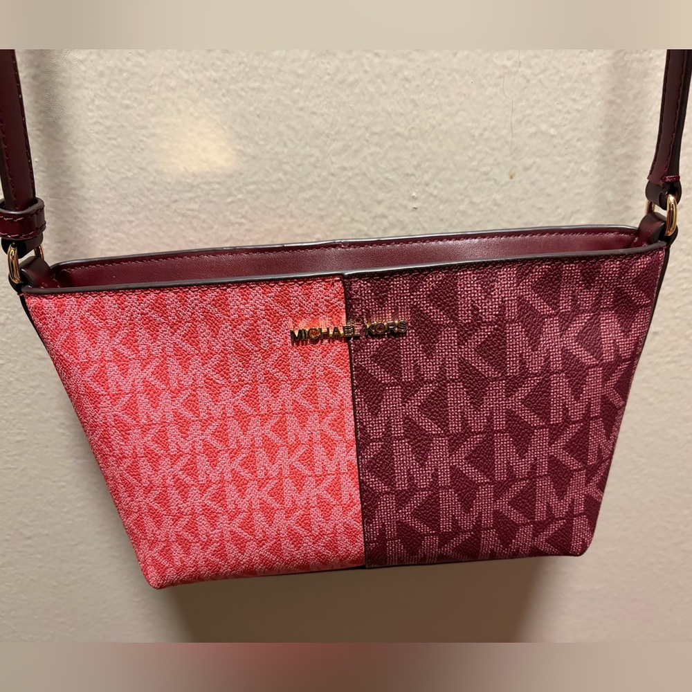 Michael Kors Jet Set Small Two Tone Crossbody Bag